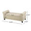 Charmant banc antique avec accoudoirs pour votre espace de vie-114623685