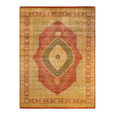 Classic One-of-a-Kind 9' 2" X 12' 5" Hand Knotted Area Rug