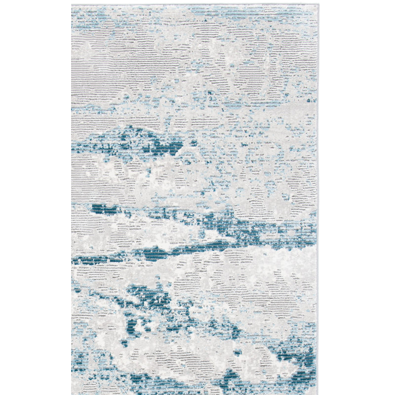 Meadow 500 Performance Abstract Rug, Rectangle 4' x 6'