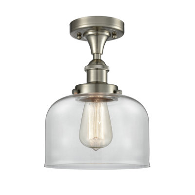 Glass Semi Flush Mount