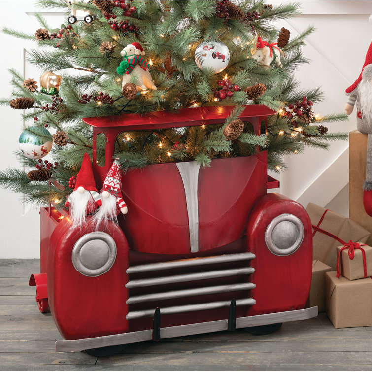 Little red truck christmas tree stand clearance