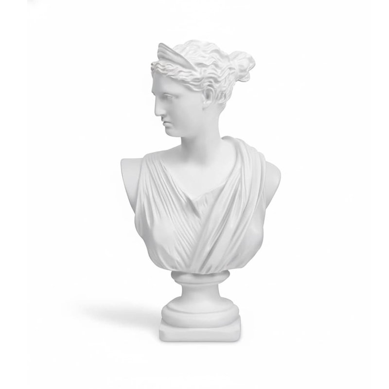 12.5" Greek Diana Statue - Classic Roman Bust Home Decor