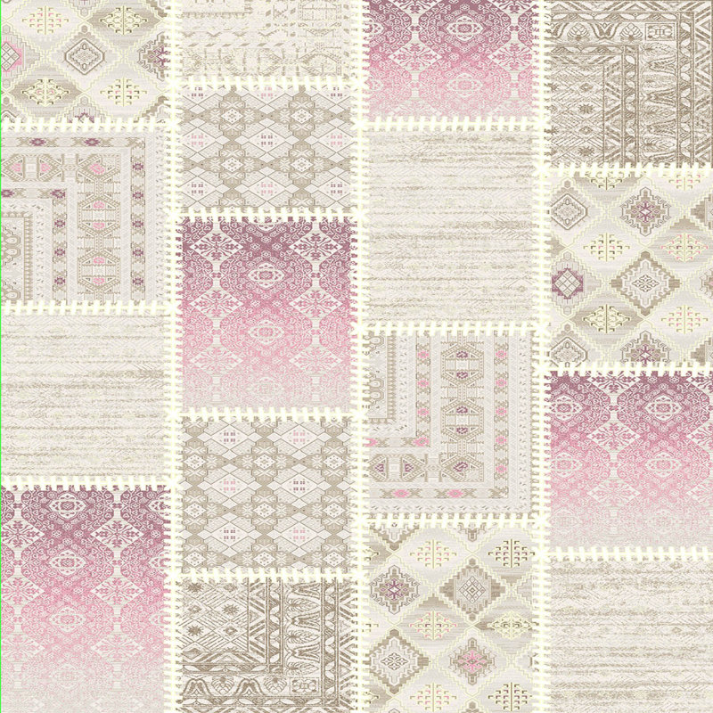 Tapis de couloir doux (2,6 x 4,9 pi), 100% polyester, hauteur de poils de 0,3 po | Antibactérien, antidérapant, 650 g / m² | Lavable à la machine, impression numérique 3D | Parfait pour le salon, le vestibule et la chambre à coucher