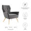 Fauteuil en velours capitonné Performance-246786311