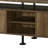 Ensata II Rustic Oak & Black Finish TV Stand