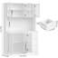 Satavia 70.9'' Kitchen Pantry with LED Lights and Charging Station, Microwave Shelf-537543756