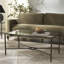 Tauri Forged Metal Rectangle Coffee Table-1766768866