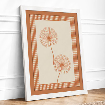 Dandelion Seed Heads Botanical - Framed Print