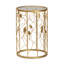 Kountz Mirrored Glass Top End Table
