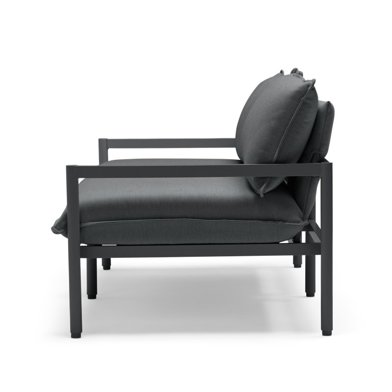 Terra Outdoor 2 - Seat Loveseat, Charcoal
