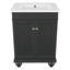 Meuble-lavabo élégant avec tablette réglable-105205767
