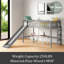 Lit mezzanine simple Jordell pour enfants-1306724459