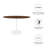Lippa 48" Oval Wood Grain Dining Table-1218508632-1305309170