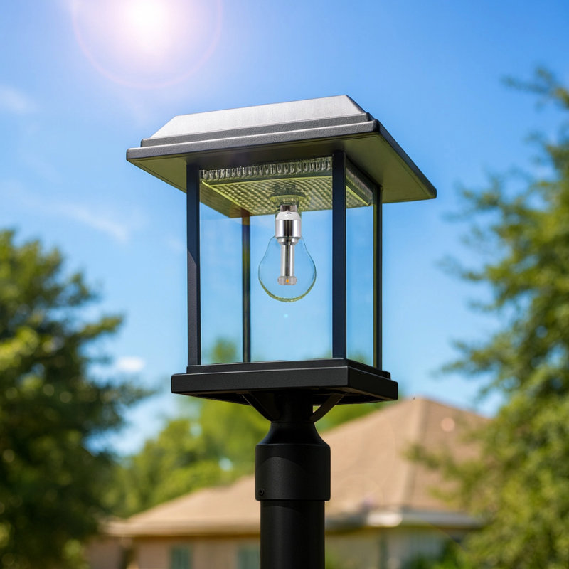 Aspen Ii Solar Post Light With 3" Fitter