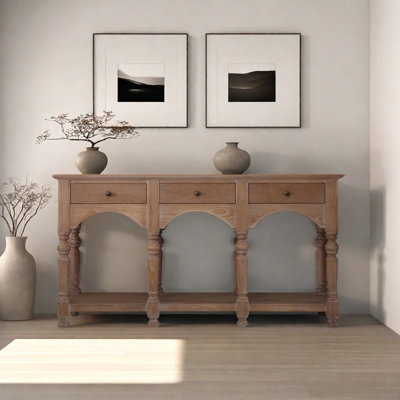 Console champêtre rétro