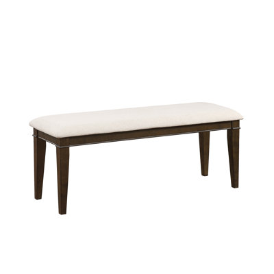 Hagood Cotton Upholstered Bench