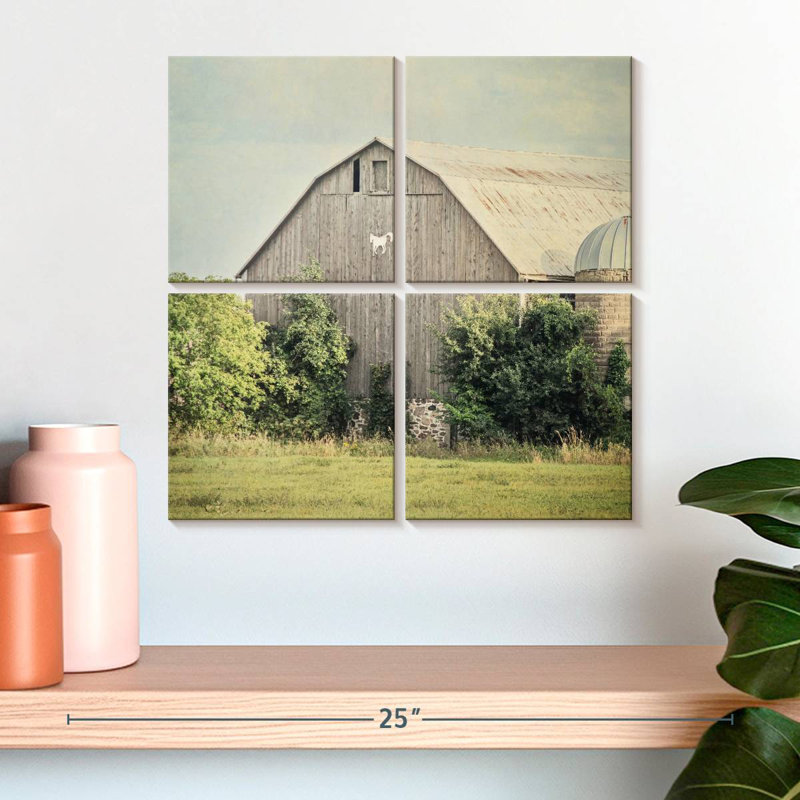 Lilie Late Summer Barn II, H 57 po x l 57 po