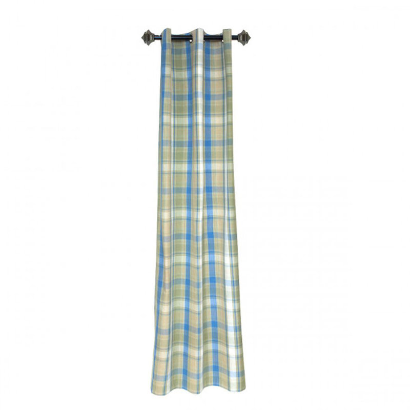 Kryslynn Cotton Semi Sheer Curtain Single Panel
