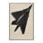 Soft Plush Efimov Stealth Jet Airplane Sleek & Chic Modern Area Rug in Beige – Black Binding-24904031