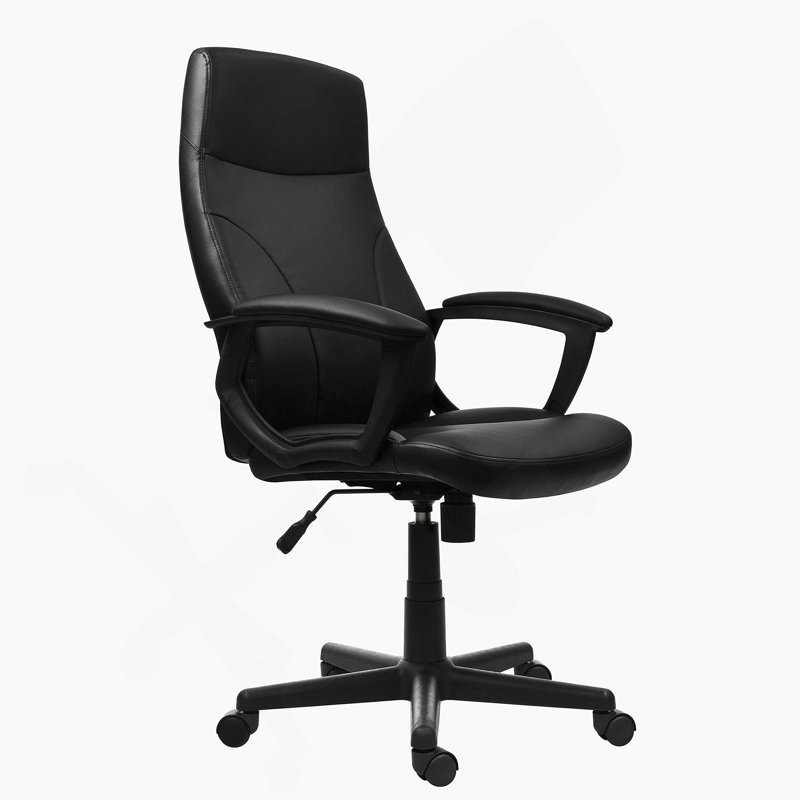 Chaise de bureau avec filet en nylon, pivotant, support lombaire, hauteur réglable, roulettes