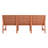 Holiday - 1-Piece Indoor/Outdoor Furniture 3-Seater Sofa Waterproof PP Material - Easy Assembly Patio Conversation Set (Apricot Brown)-1684126933