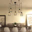 Murilda 5 - Light Black Cluster Pendant
