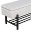 Banc de rangement rembourré Farmhouse avec compartiment caché-1627390288-1627390291