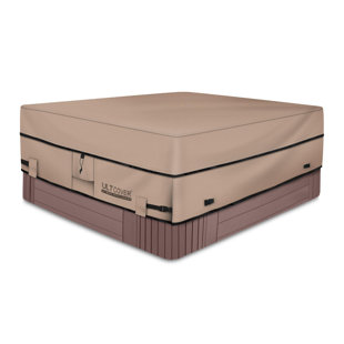 ULTCOVER Rectangle Hot Tub Cover in Khaki