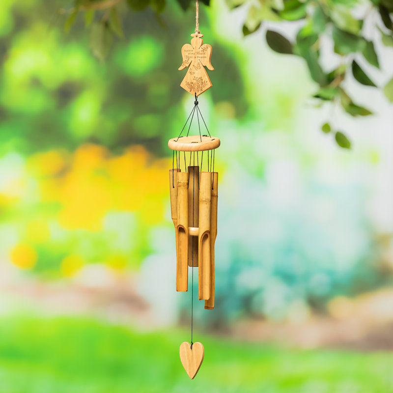 Carillon en bambou Angel Angel, 37 po