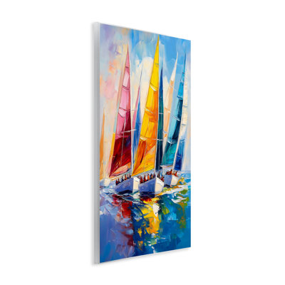 Plaque murale Regatta Colorful Sails, design par LSR Design Studio