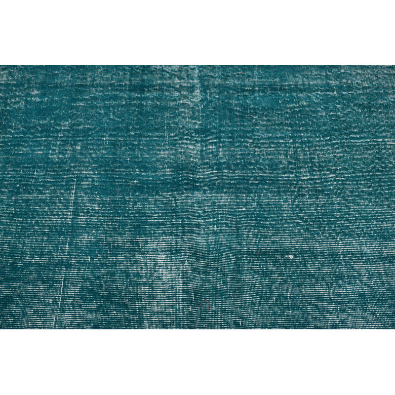Tapis turc rétro rétro vert Anatolian