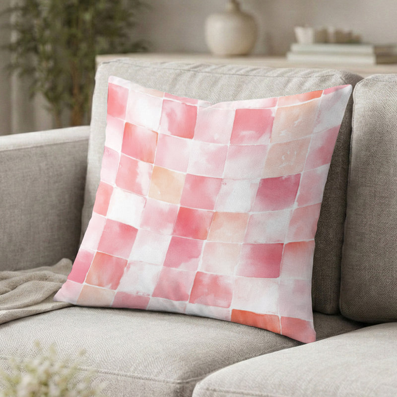 Coussin Patchwork, H 20 po x l 20 po