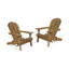 Chaise Adirondack pliante en bois massif Mccombs-453886872