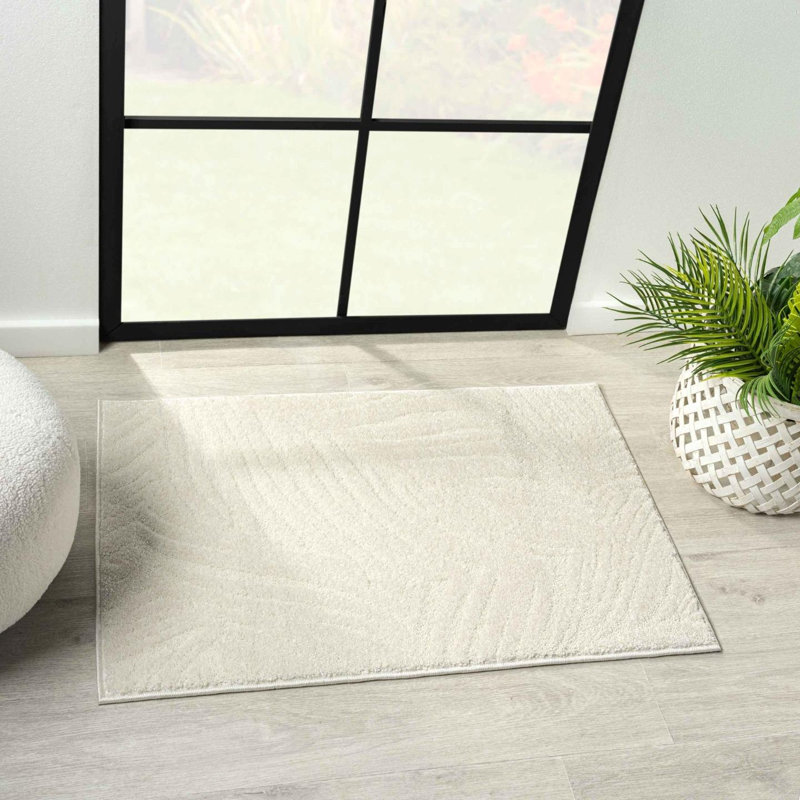 Tapis à motif botanique, Rectangulaire 2 pi x 3 pi