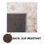 Tucson Windsor Machine Washable Non-Slip Area Rug In Light Grey & Rust-1691076650