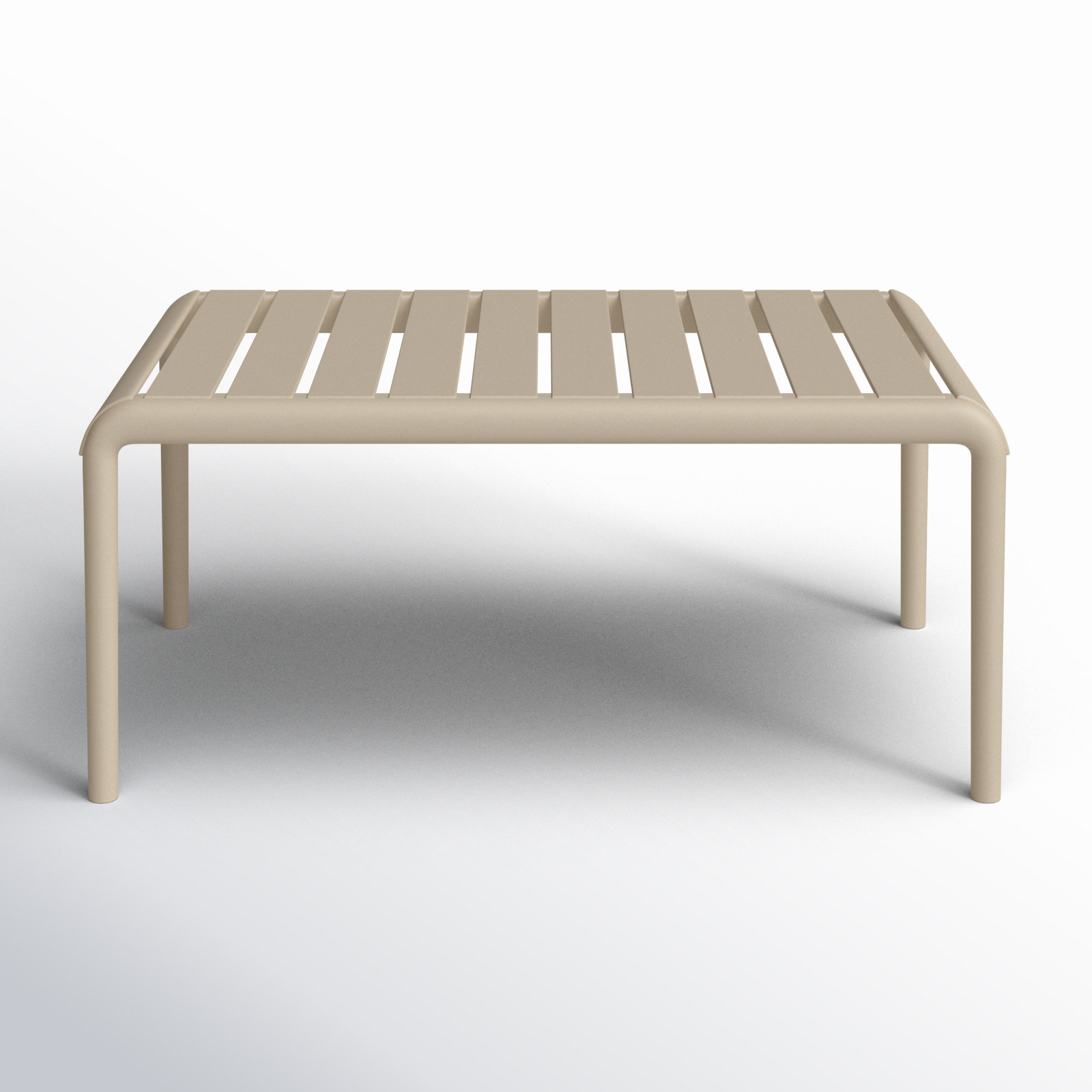 Paris 35'' Outdoor Coffee Table, Taupe