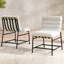 Ensemble de salle à manger avec chaises rembourrées Donny-103977098