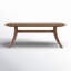 Mesa Walnut Wood Dining Table