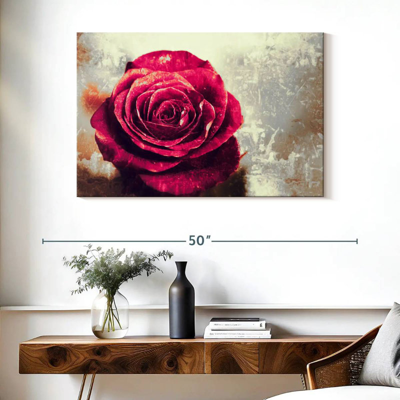 Harnek Textured Grunge Rose