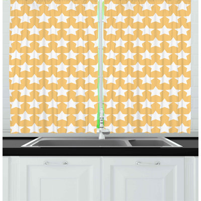 Pointed Kitchen Curtain