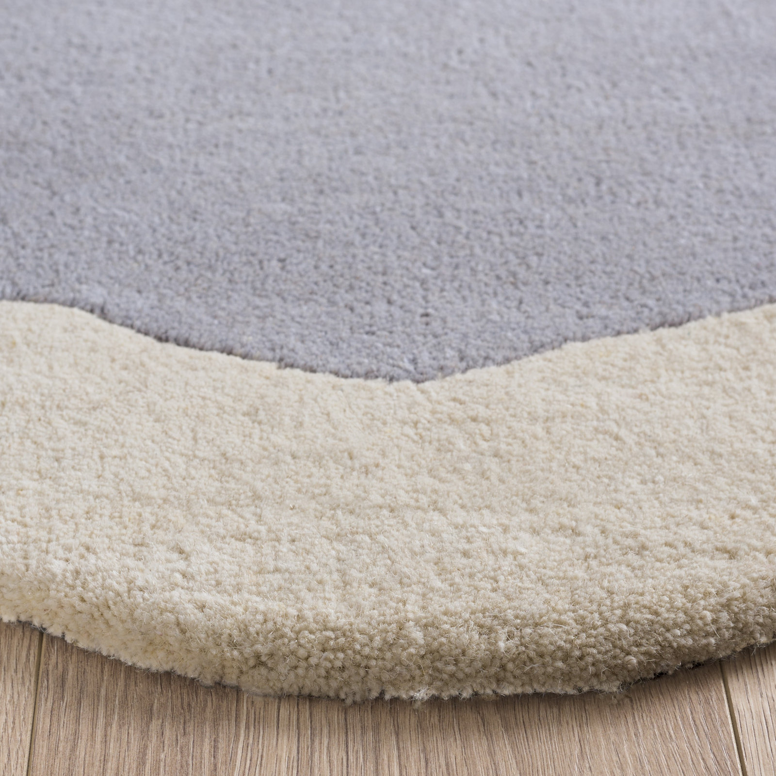 Hand-Tufted Wool Rug, Round 6'