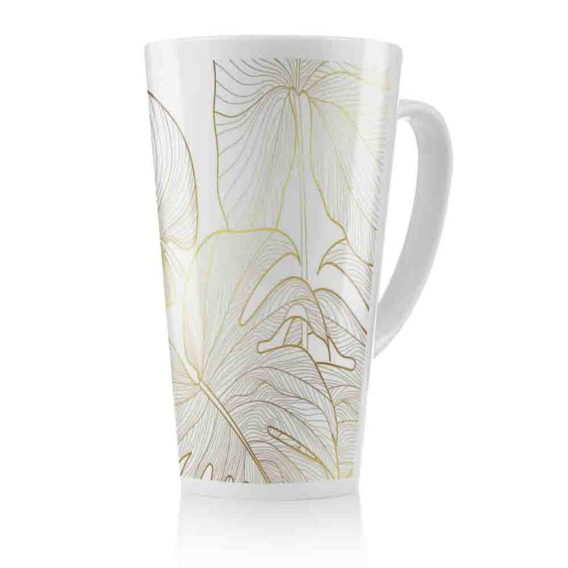 Botanical Line Art Latte Mug
