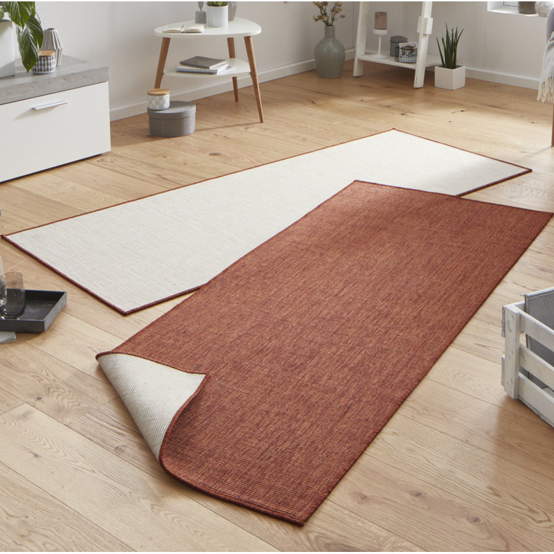 Miami Flatweave Orange Rug, Runner 80 x 250 cm