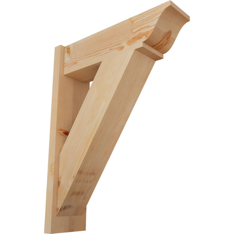 Persienne traditionnelle en bois rustique, P 24 po x H 32 po, Sapin Douglas de 7 1/2 po (lisse)