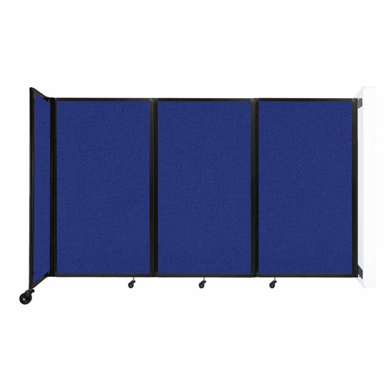 11 - Cloison pliante à panneaux, 3, Royal, H 60 po x l 102 po x P 12 po