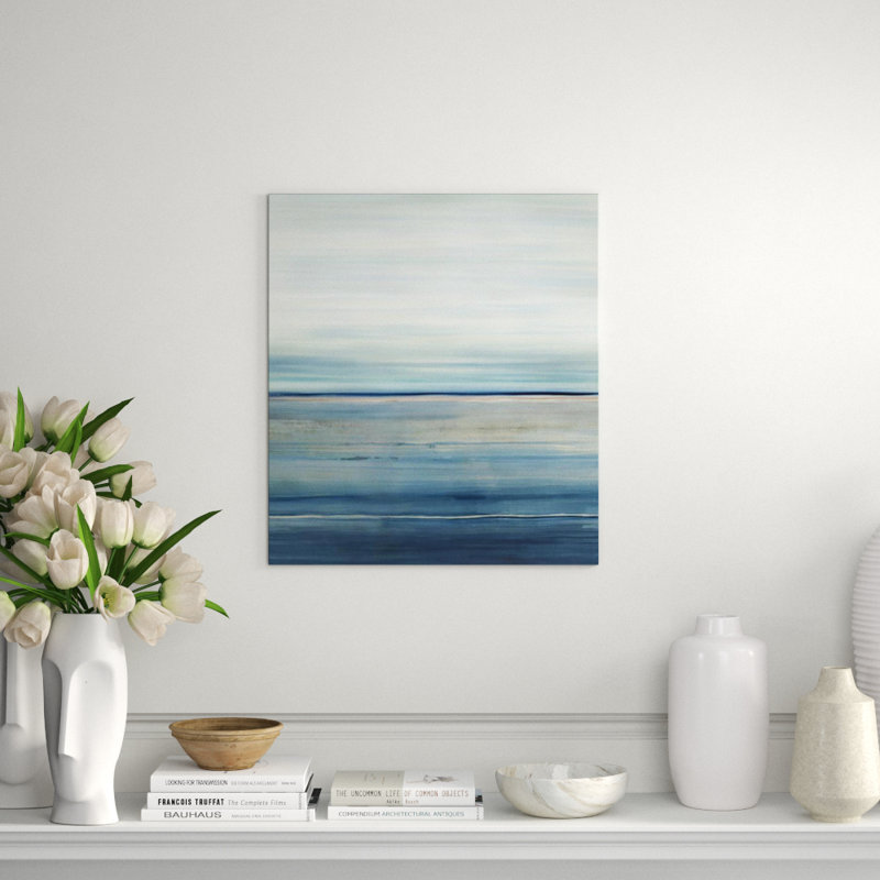 Blue Green II Print by Dylan Grey, Image Brush Gel, 27" H x 24" W
