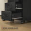 Erve 40cm Wide 3 -Drawer Mobile File Cabinet-528295837