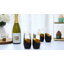 4 Piece 325ml Glass Flute Set