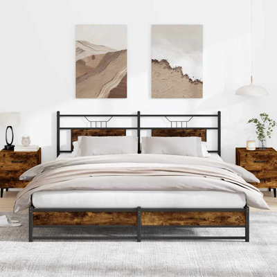 Bed Frame Without Mattress Engineered Wood