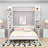 Queen Wood Murphy Bed with Sofa-1647082546